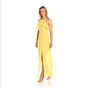 BCBGeneration women’s cascade maxi ruffle dress
